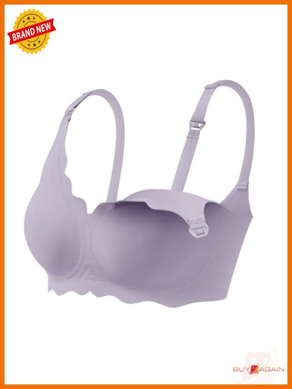 Ultra-Comfort Seamless Nursing Bra with Jelly-Strip Support